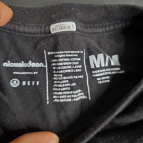 NEFF Retro Rugrats Reptar Long Sleeve T-shirt Men Size M - Picture 7 of 9